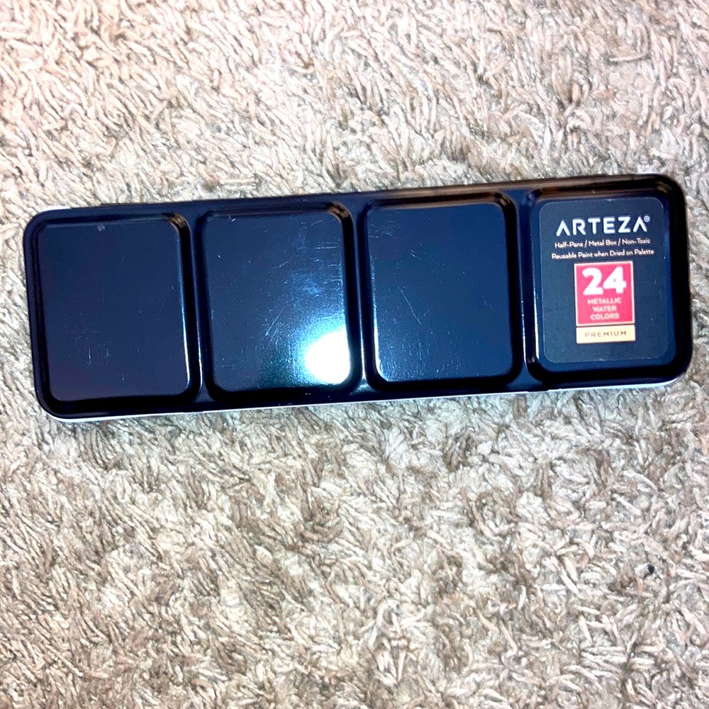 Arteza metallic water color paint